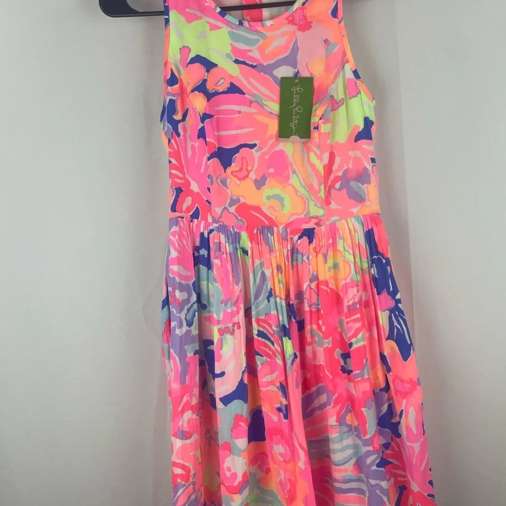 NWT Lilly Pulitzer  Kassia Dress Playa Hermosa Sz 00 - Picture 2 of 15